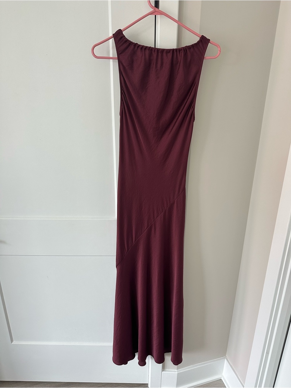 Sleeveless Burgundy Formal Dress - Open Edit